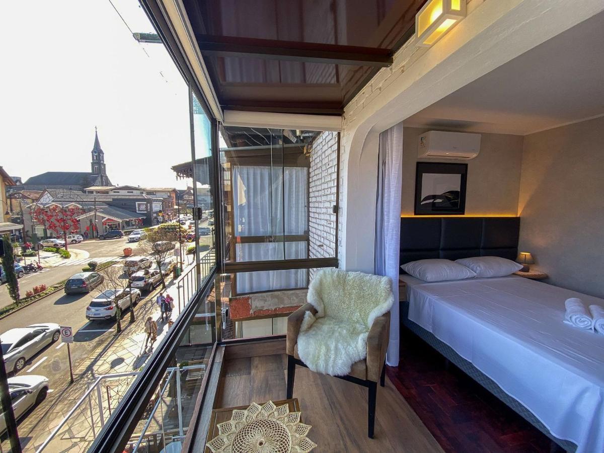 Apartament Locar-In Gramado- 100M Rua Coberta Zewnętrze zdjęcie