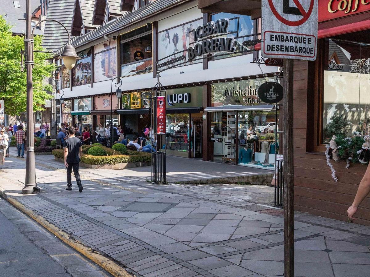 Apartament Locar-In Gramado- 100M Rua Coberta Zewnętrze zdjęcie